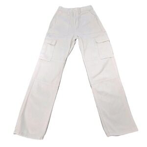Cargo‎ Carpenter Skate Pant Pacsun Women Unisex 26 White Pockets Straight Leg
